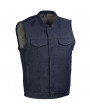 Gilet Cut Moto Custom Denim Zolki