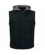 Gilet Moto Denim Noir Capcuhe Zolki